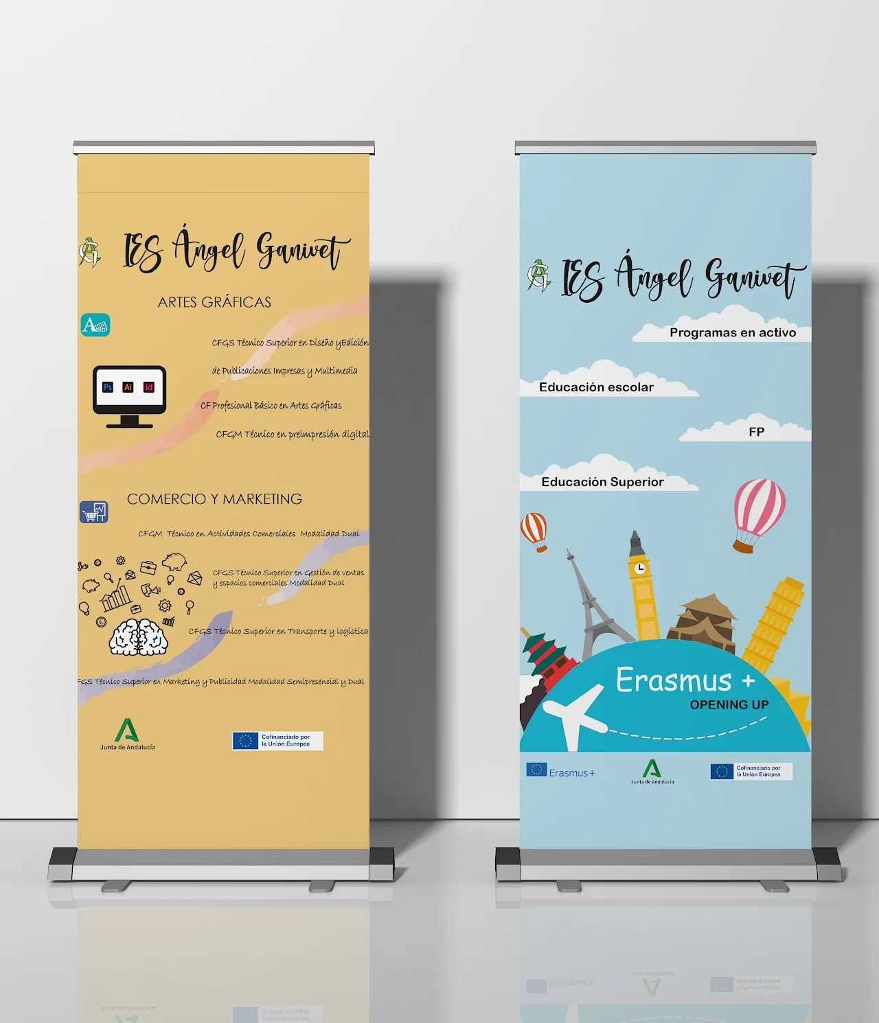 Erasmus+ Roll-Up Banner